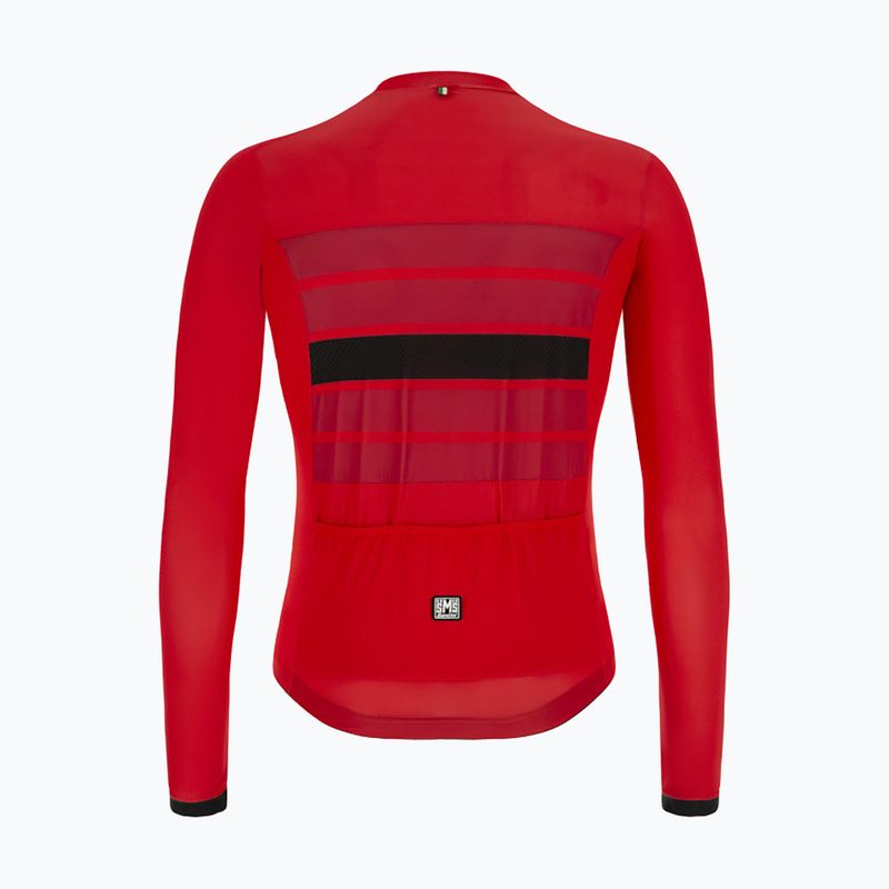 Santini Ecosleek Bengal pánský cyklistický dres červená 2S215075ESLKBENGRSS 5
