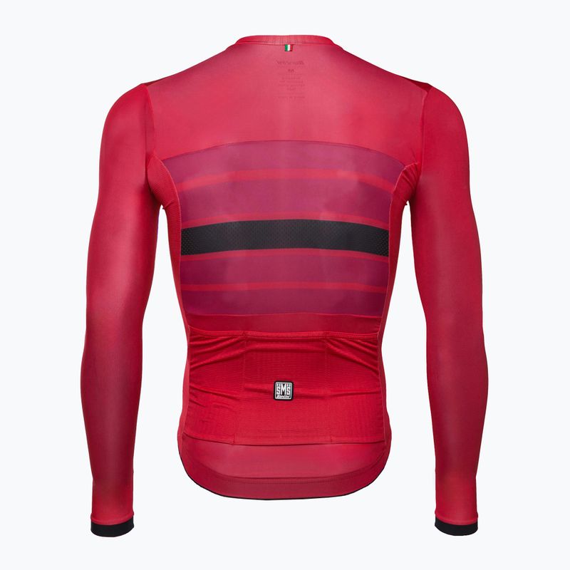Santini Ecosleek Bengal pánský cyklistický dres červená 2S215075ESLKBENGRSS 2