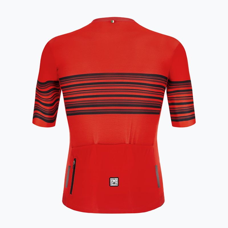 Pánský cyklistický dres Santini Tono Profilo červený 2S94075TONOPROFRSS 2