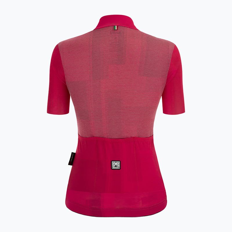 Santini Delta Kinetic dámský cyklistický dres růžový 2S940L75DELTAKINELAS 2