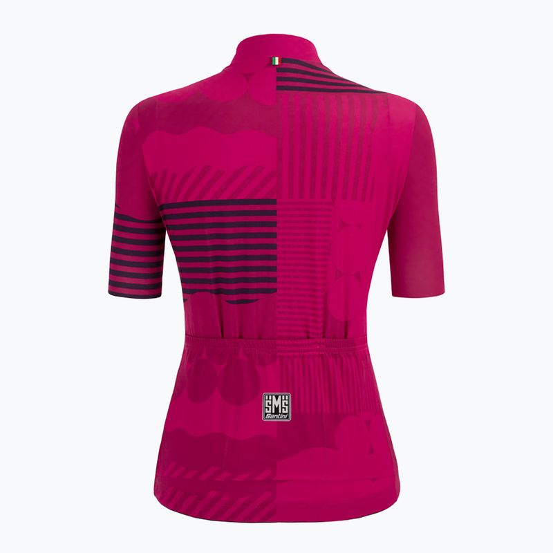 Santini Giada Optic dámský cyklistický dres růžový 2S95475GIADAOPTILAS 2