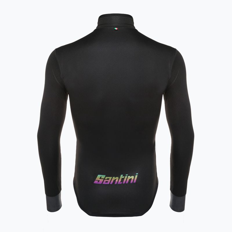 Santini Guard Nimbus pánská cyklistická bunda černá 2W52275GUARDNIMBNES 2