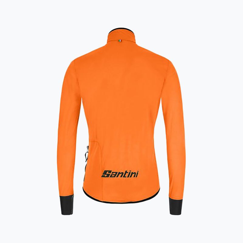 Santini Guard Nimbus pánská cyklistická bunda oranžová 2W52275GUARDNIMB 7