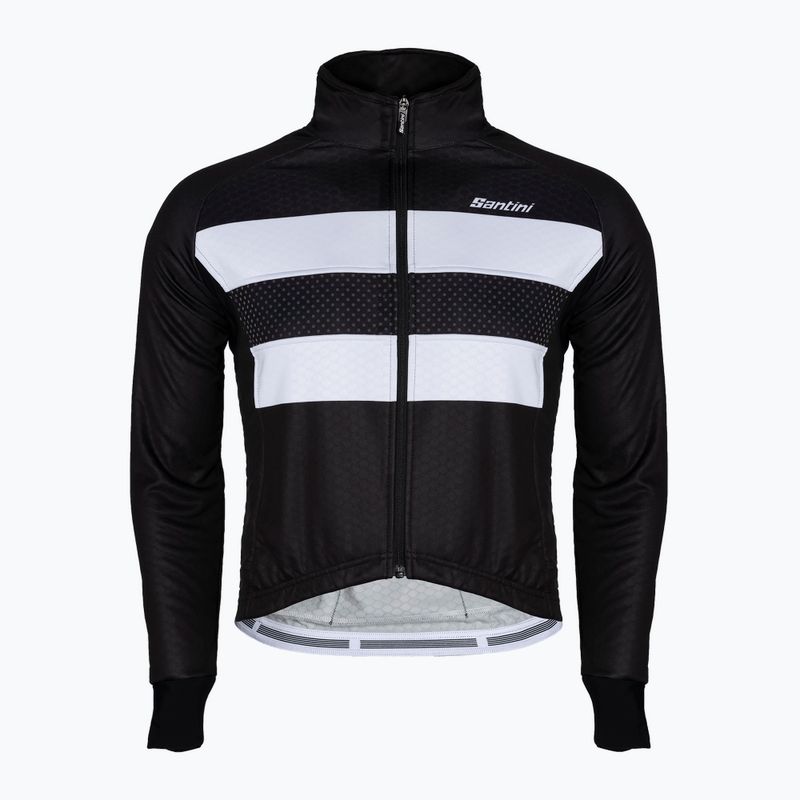 Pánská cyklistická bunda Santini Colore Bengal černá 2W50775COLORBENGNE