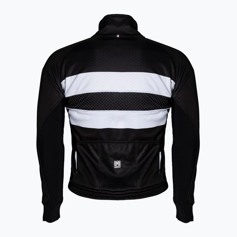 Pánská cyklistická bunda Santini Colore Bengal černá 2W50775COLORBENGNE 2