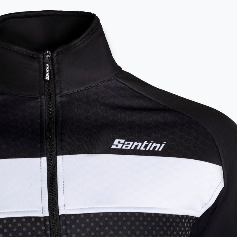 Pánská cyklistická bunda Santini Colore Bengal černá 2W50775COLORBENGNE 3