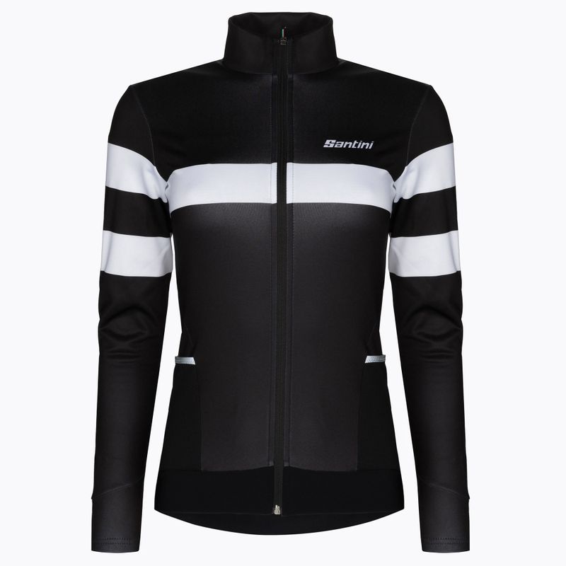 Dámská cyklistická bunda Santini Coral Bengal černá 2W216175CORALBENGNE