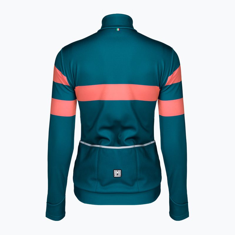 Dámská cyklistická bunda Santini Coral Bengal zelená 2W216175CORALBENGTE 2