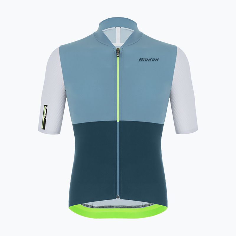 Pánský cyklistický dres Santini Redux Istinto fluor green 2S94475REDUXISTIVFS