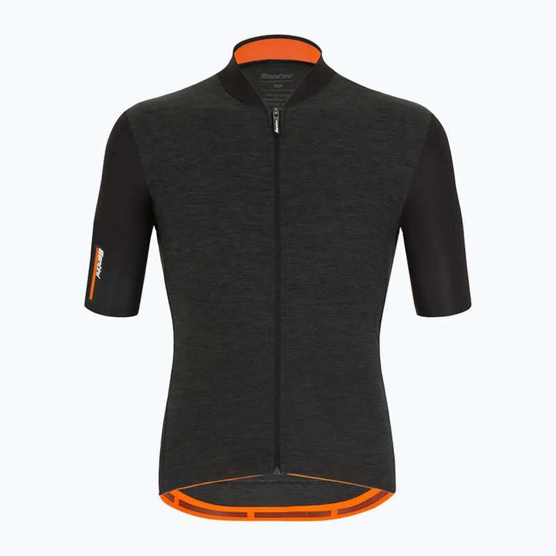 Santini Colore Puro pánský cyklistický dres černý 2S94075RCOLORPUR0NES