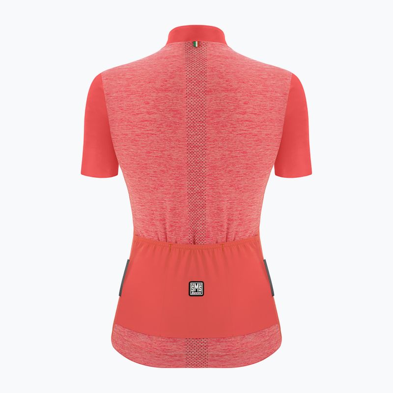 Dámský cyklistický dres Santini Colore Puro orange 2S940L75RCOLORPUR0GNS 2