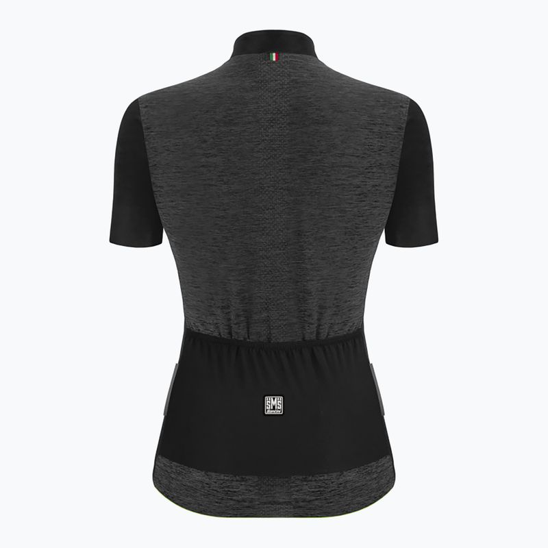 Santini Colore Puro dámský cyklistický dres černý 2S940L75RCOLORPUR0NES 2