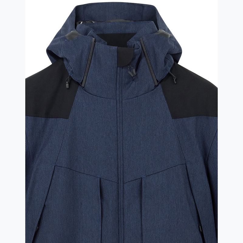 Pánská lyžařská bunda EA7 Emporio Armani Elitary Fashion fancy blue herringbo 7