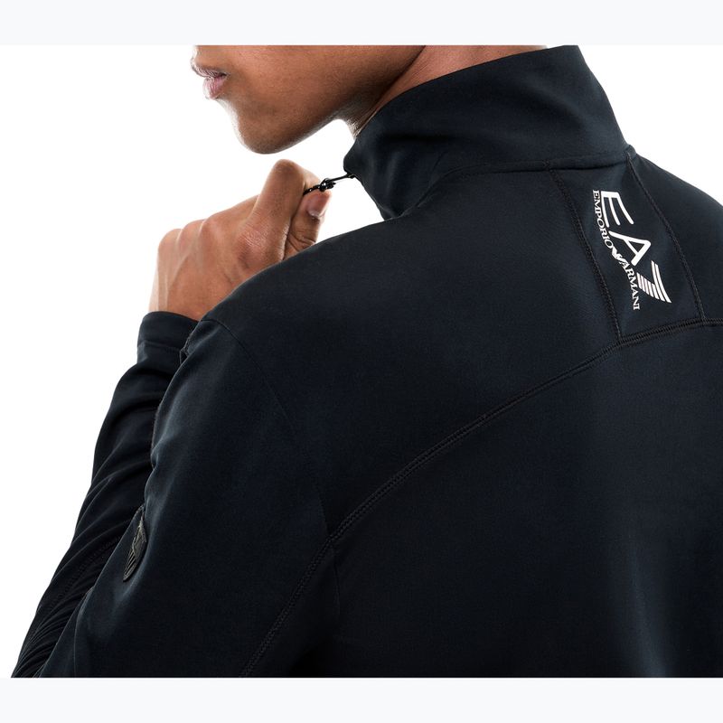 Pánská lyžařská mikina EA7 Emporio Armani Pure Powerstretch T-Top Half Zip black 5