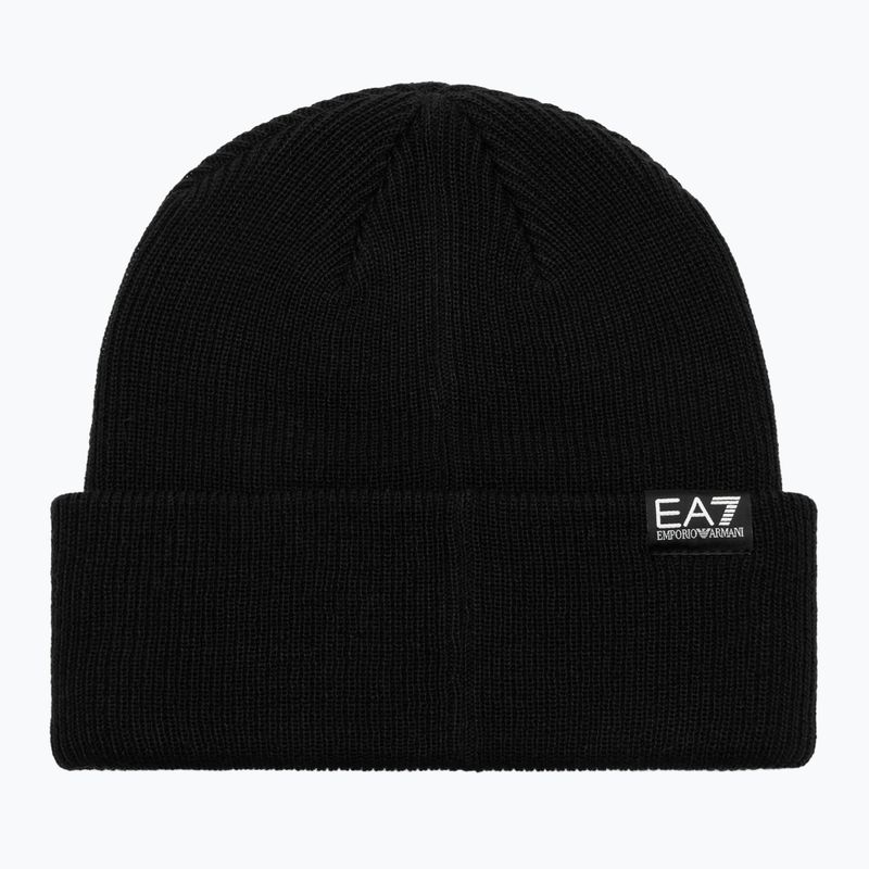 Zimní čepice EA7 Emporio Armani Mountain Logo Series Big Beanie black 2