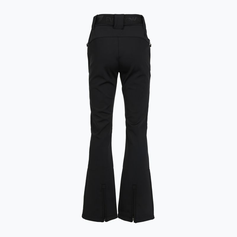 Dámské lyžařské kalhoty EA7 Emporio Armani Pure Softshell Waisted black 2