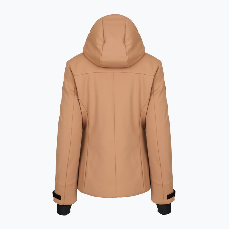 Dámská lyžařská bunda EA7 Emporio Armani Pure Softshell mocha mousse 2