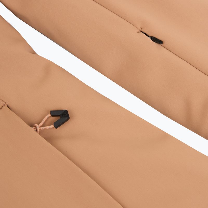 Dámská lyžařská bunda EA7 Emporio Armani Pure Softshell mocha mousse 6