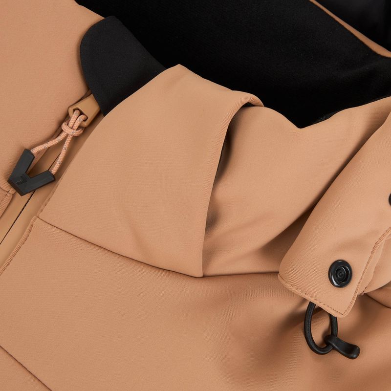 Dámská lyžařská bunda EA7 Emporio Armani Pure Softshell mocha mousse 7