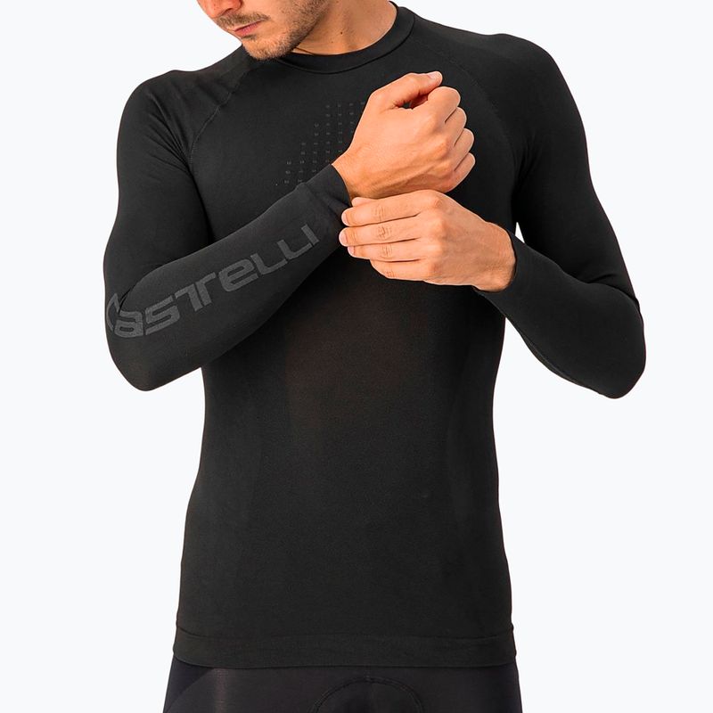 Pánské cyklistické tričko Longsleeve Castelli Core Seamless Base Layer black 3
