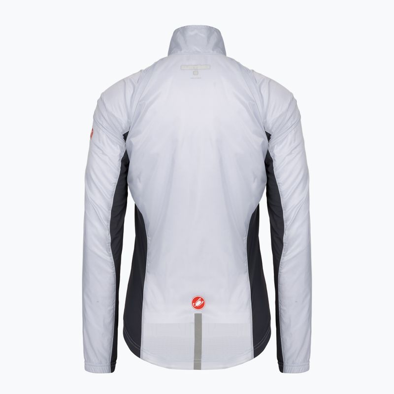 Dámská cyklistická bunda Castelli Squadra Stretch silver gray/dark gray 2