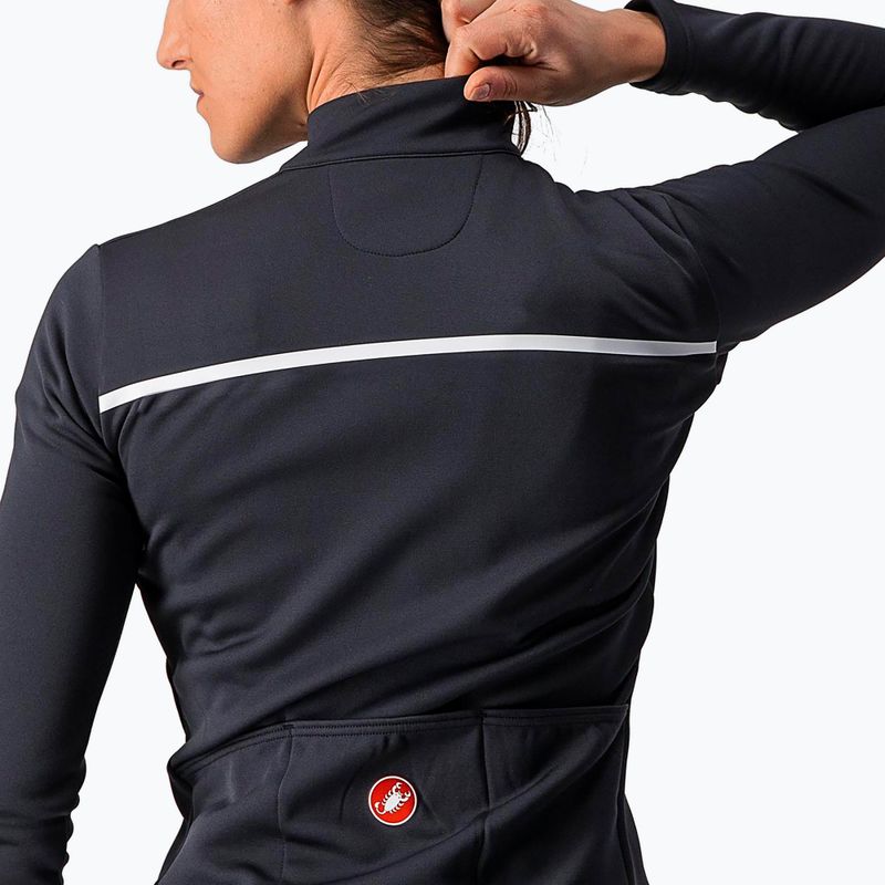 Dámská cyklistická mikina Castelli Sinergia 2 Jersey FZ W light black/white 5