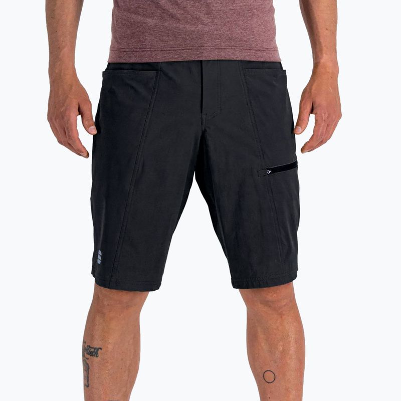 Pánské cyklistické šortky Sportful Giara Overshort černé 1122001.002