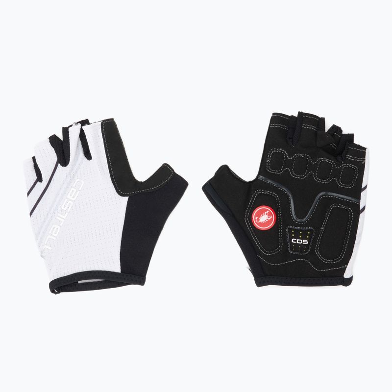 Dámské cyklistické rukavice Castelli Dolcissima 2 ivory/dark gray/silver gray