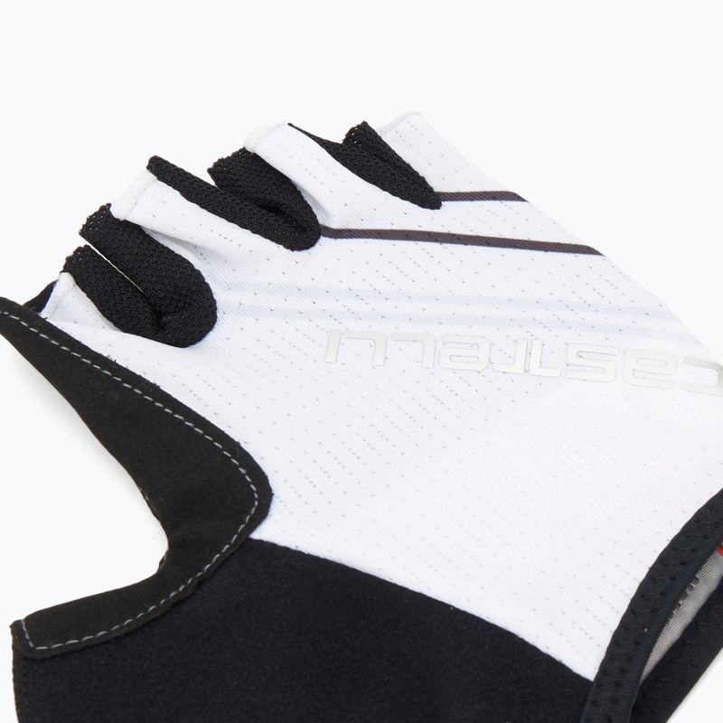 Dámské cyklistické rukavice Castelli Dolcissima 2 ivory/dark gray/silver gray 5