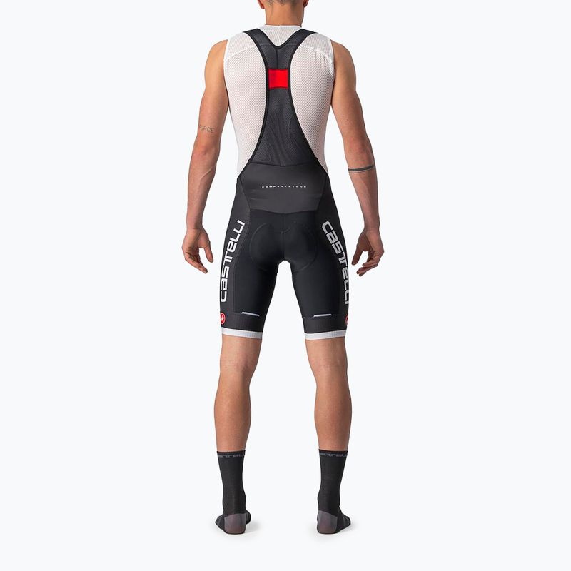 Pánské cyklistické šortky Castelli Competizione Kit black/silver gray 2