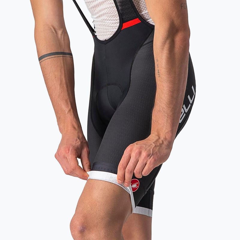 Pánské cyklistické šortky Castelli Competizione Kit black/silver gray 6