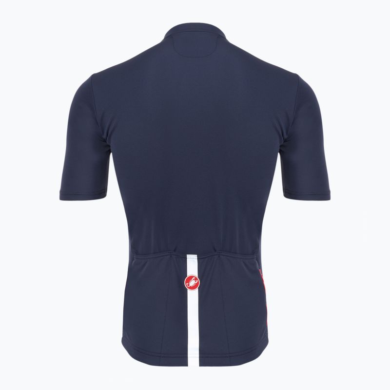 Pánský cyklistický dres Castelli Classifica belgian blue 2