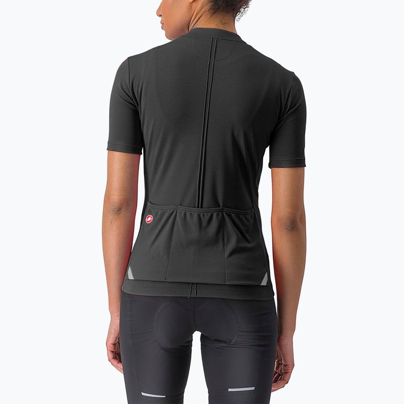 Dámský cyklistický dres  Castelli Anima 4 light black 2