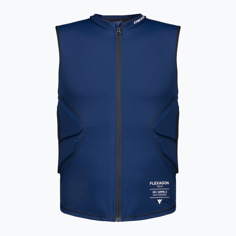 Pánská ochranná vesta Dainese Flexagon Waistcoat black iris/stretch limo