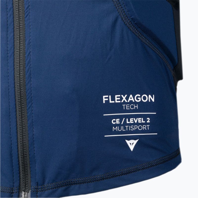 Pánská ochranná vesta Dainese Flexagon Waistcoat black iris/stretch limo 3
