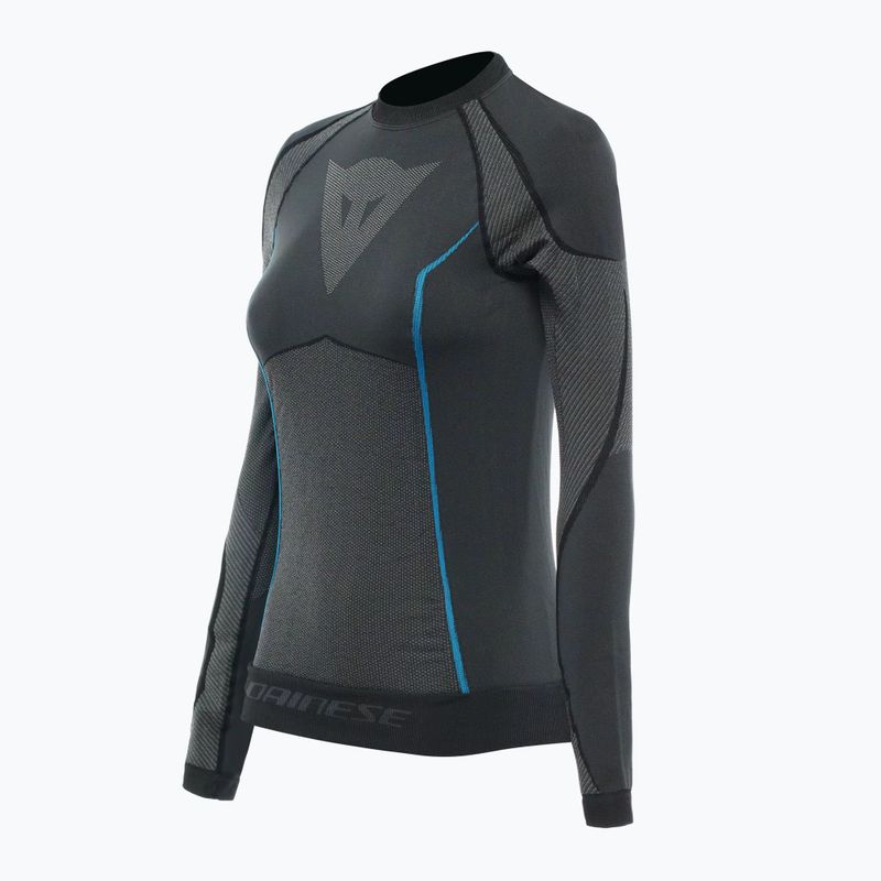 Dámské termo tričko s dlouhým rukávem Dainese Dry black/blue