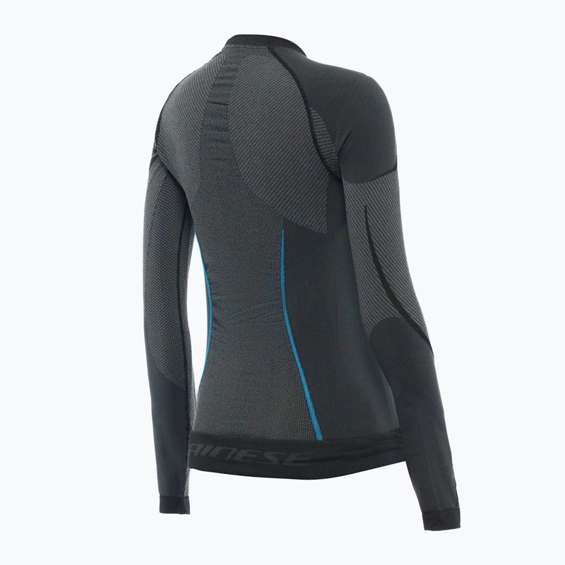 Dámské termo tričko s dlouhým rukávem Dainese Dry black/blue 2