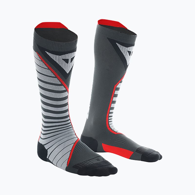 Lyžařské ponožky Dainese Thermo Long černá/červená 4