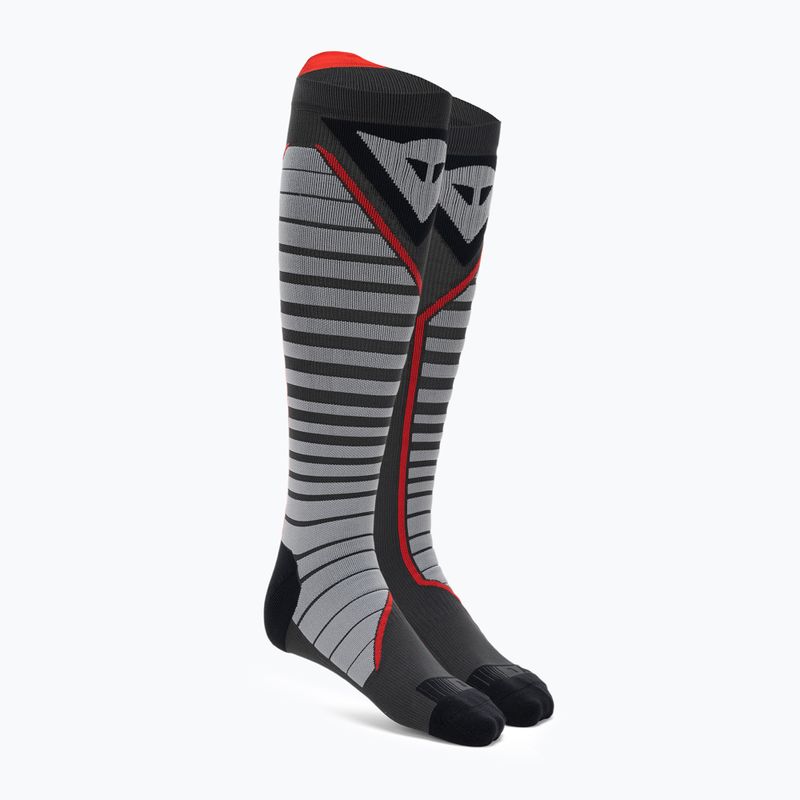 Lyžařské ponožky Dainese Thermo Long černá/červená