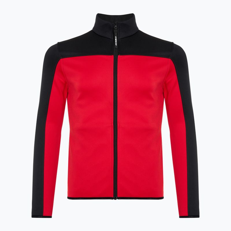 Pánská lyžařská mikina Dainese Espera Full Zip Mid racing red