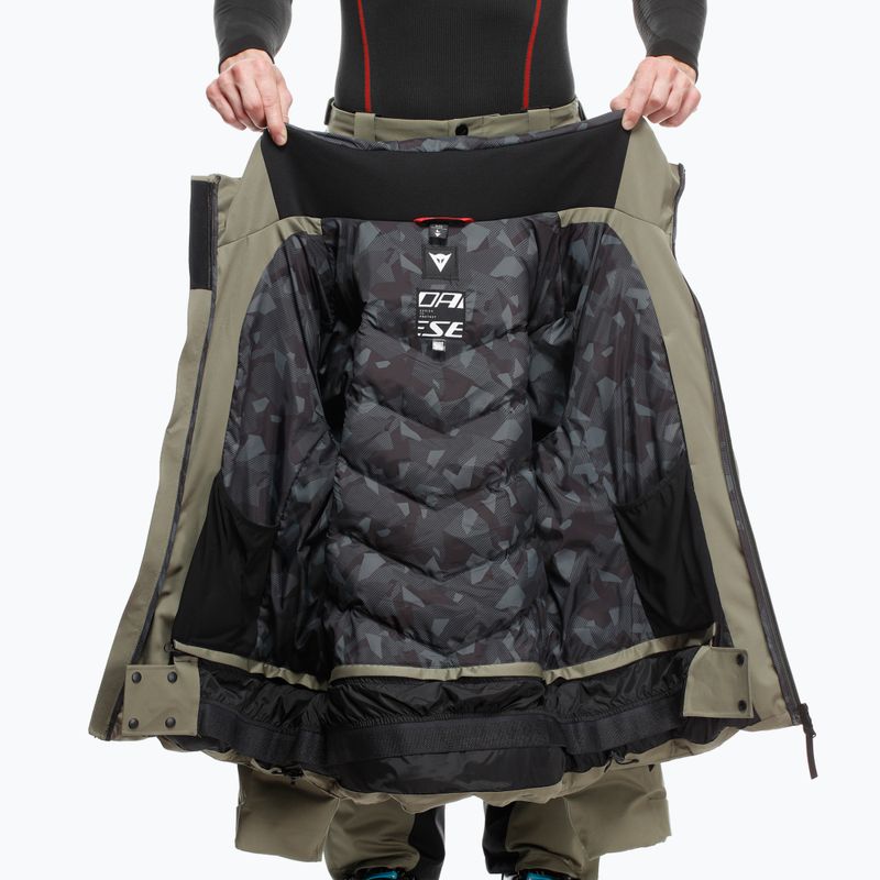 Pánská lyžařská bunda Dainese Etesia Aerosense-Dry green four 7