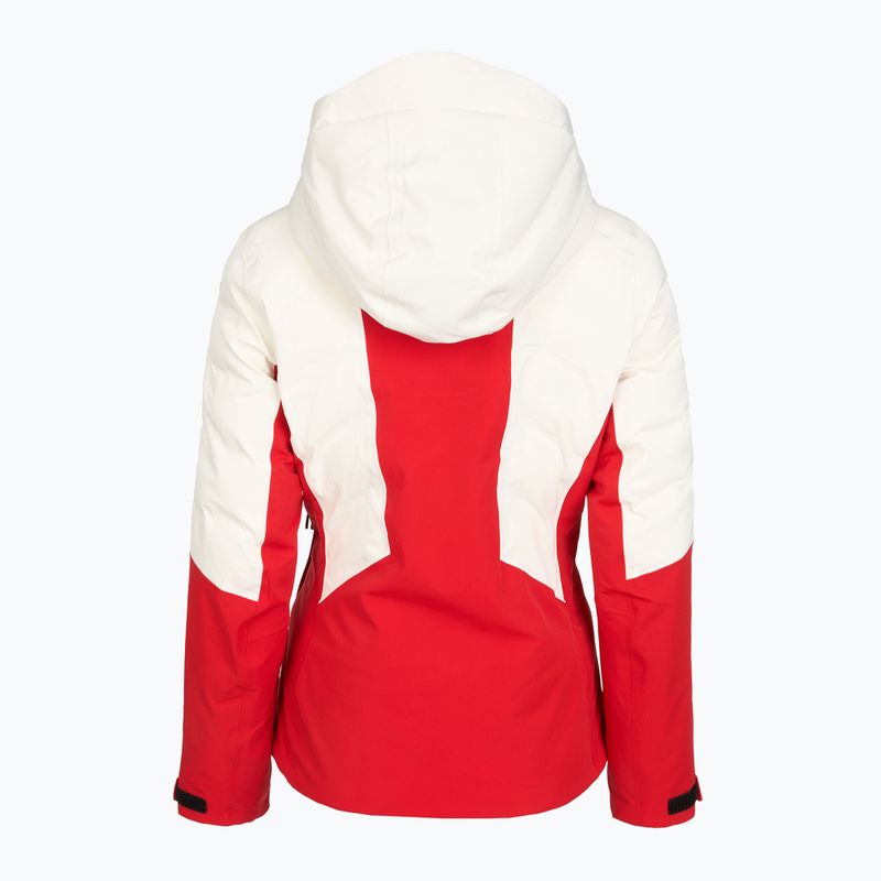 Dámská lyžařská bunda Dainese Zives Aerosense-Dry lily white/racing red 2
