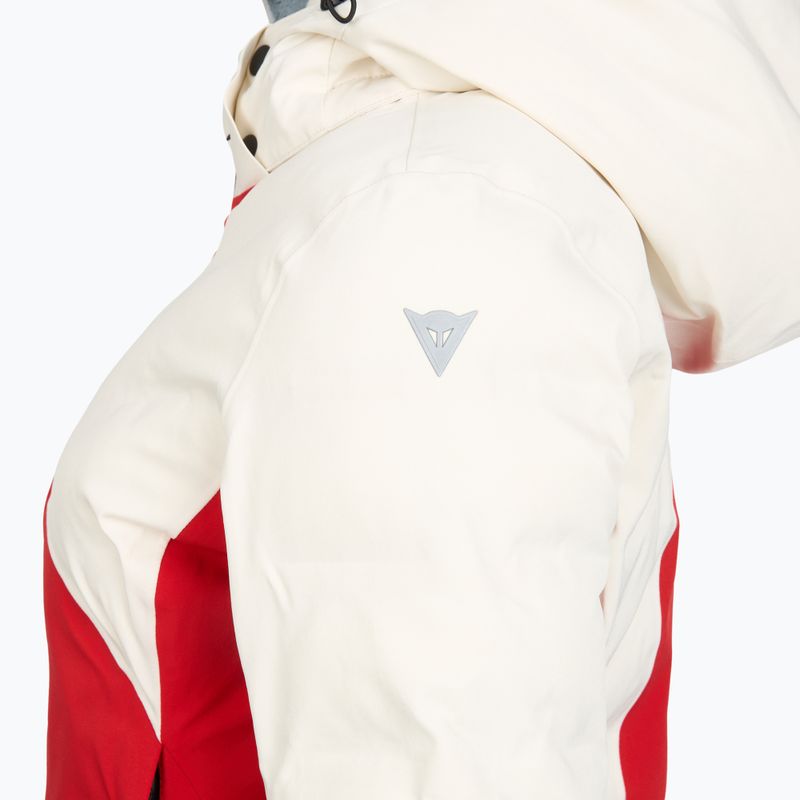Dámská lyžařská bunda Dainese Zives Aerosense-Dry lily white/racing red 3