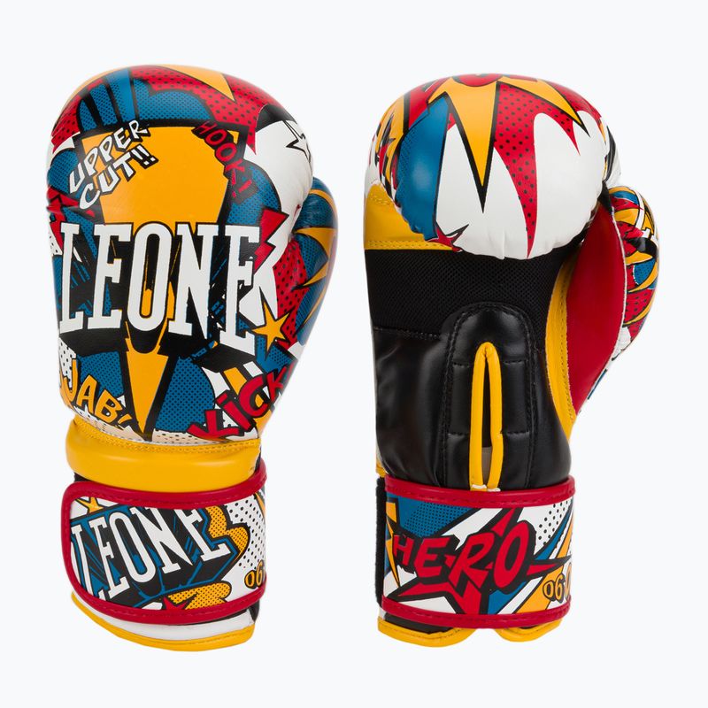 Barevné dětské boxerské rukavice Leone Hero GN400J