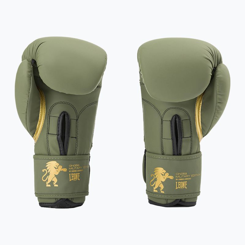 Boxerské rukavice Leone 1947 Military Green green GN059G 2