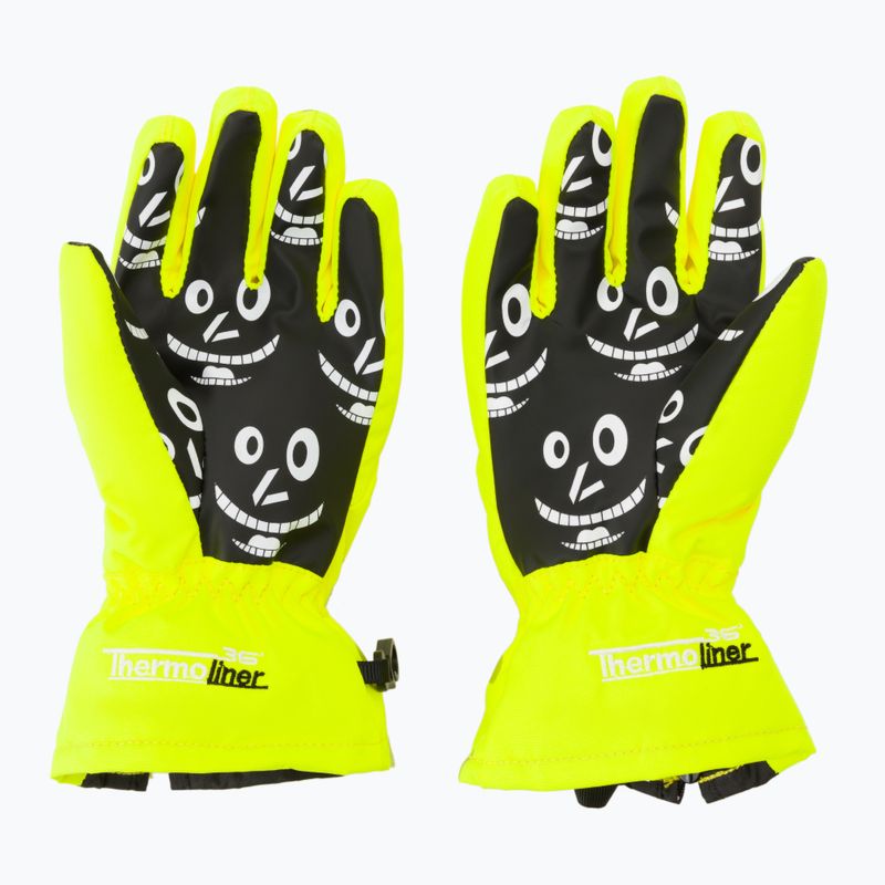 Dětské snowboardové rukavice Level Lucky žluté 4146 2