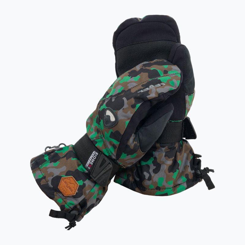 Dětské snowboardové rukavice Level Fly Jr Mitt zelené 4001