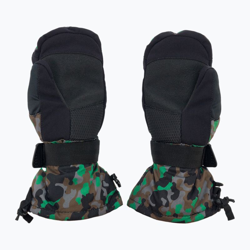 Dětské snowboardové rukavice Level Fly Jr Mitt zelené 4001 2