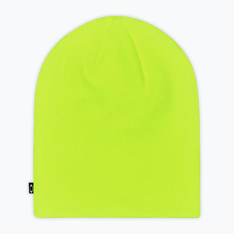Zimní čepice Oakley Fine Knit neon yellow 2