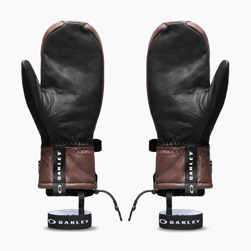 Lyžařské rukavice Oakley Timberline Mitten dark umber 3